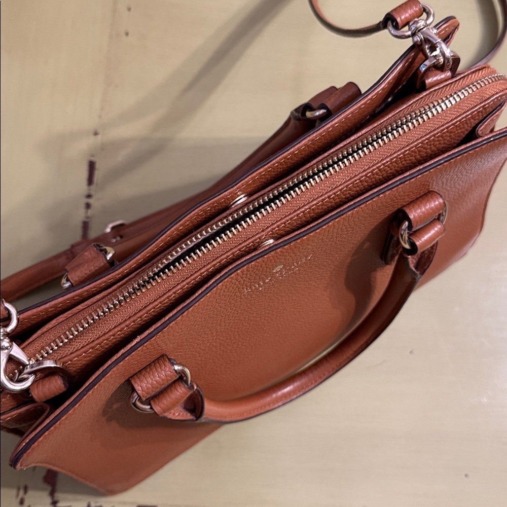 Kate Spade Tan Leather Satchel - Picture 3 of 5